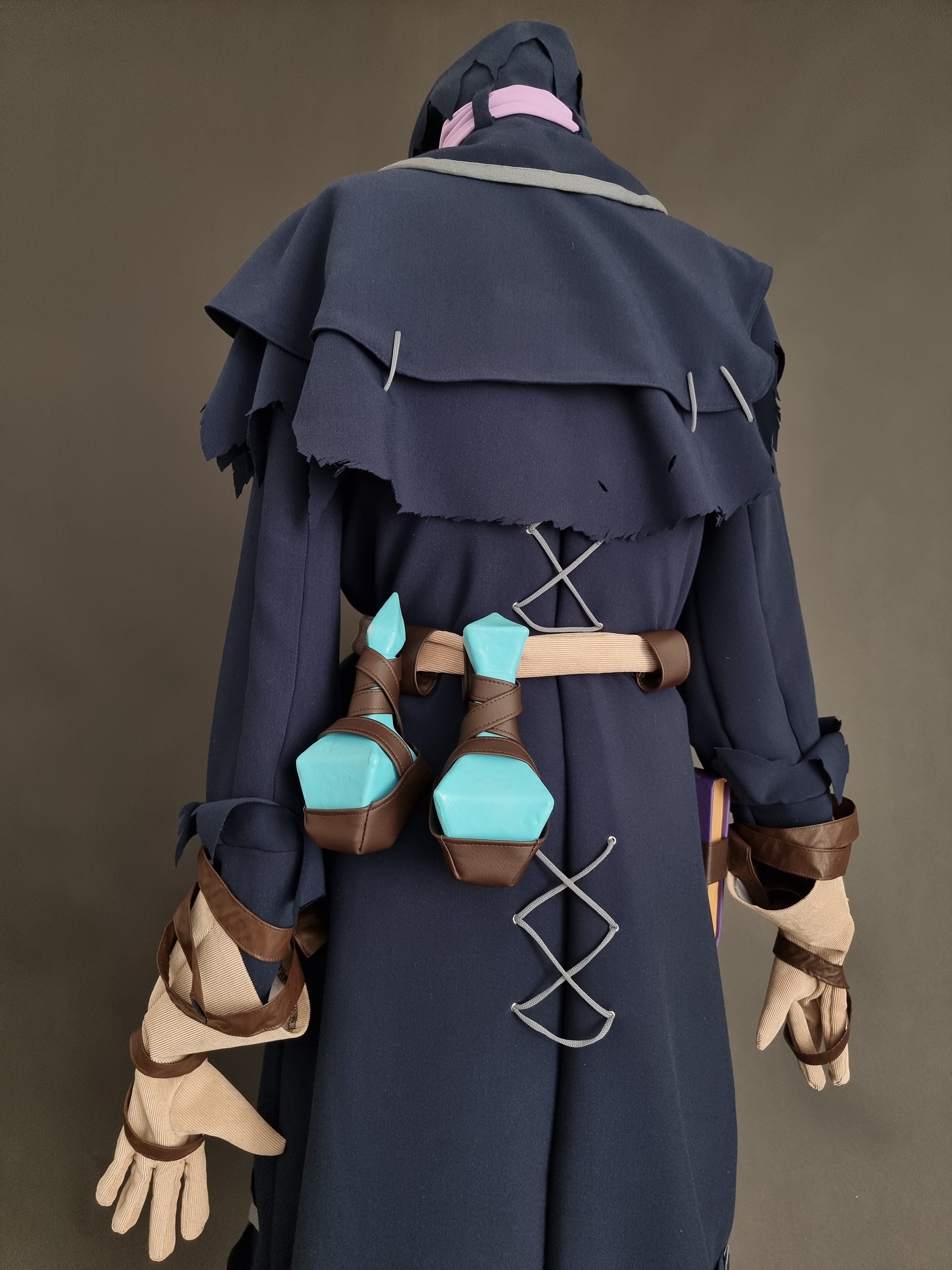 Black Mage Cosplay Costume, Final Fantasy, FFXIV Black Mage