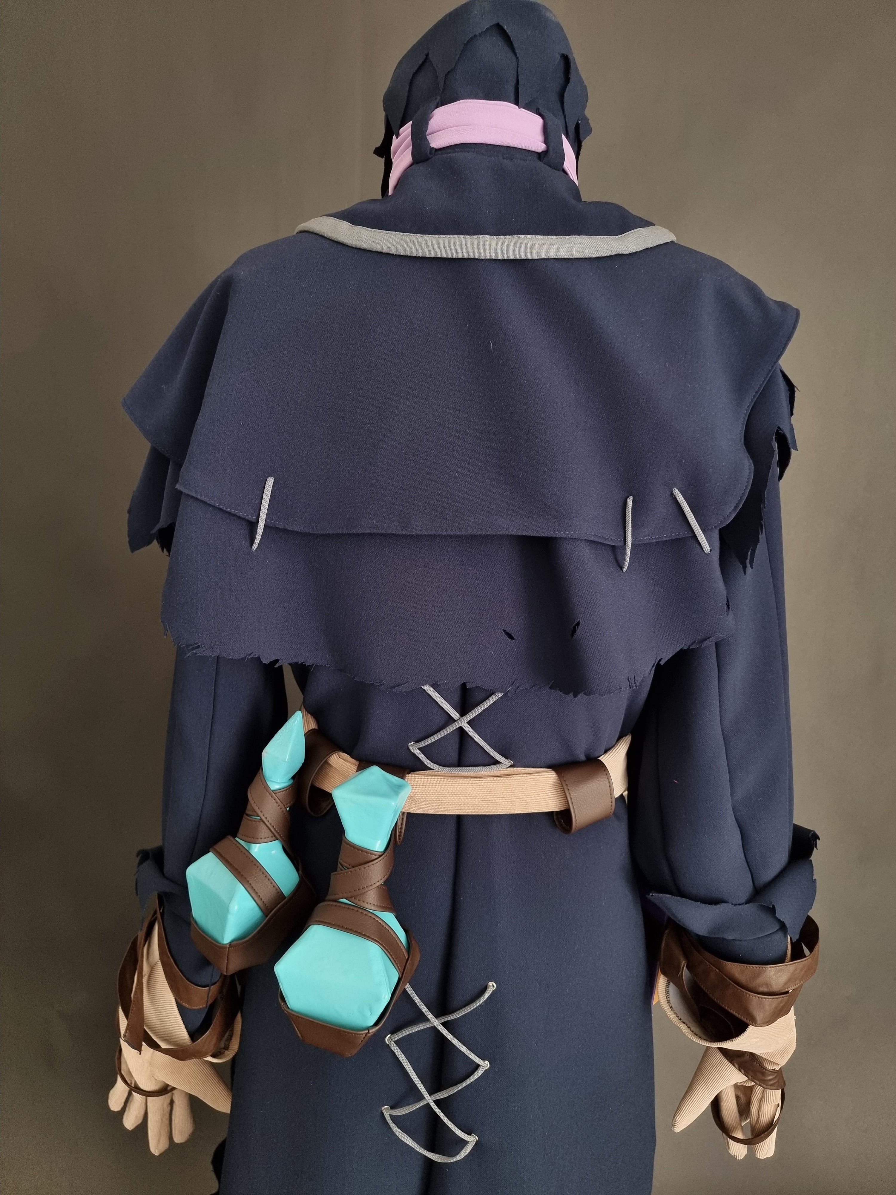 Black Mage Cosplay Costume, Final Fantasy, FFXIV Black Mage